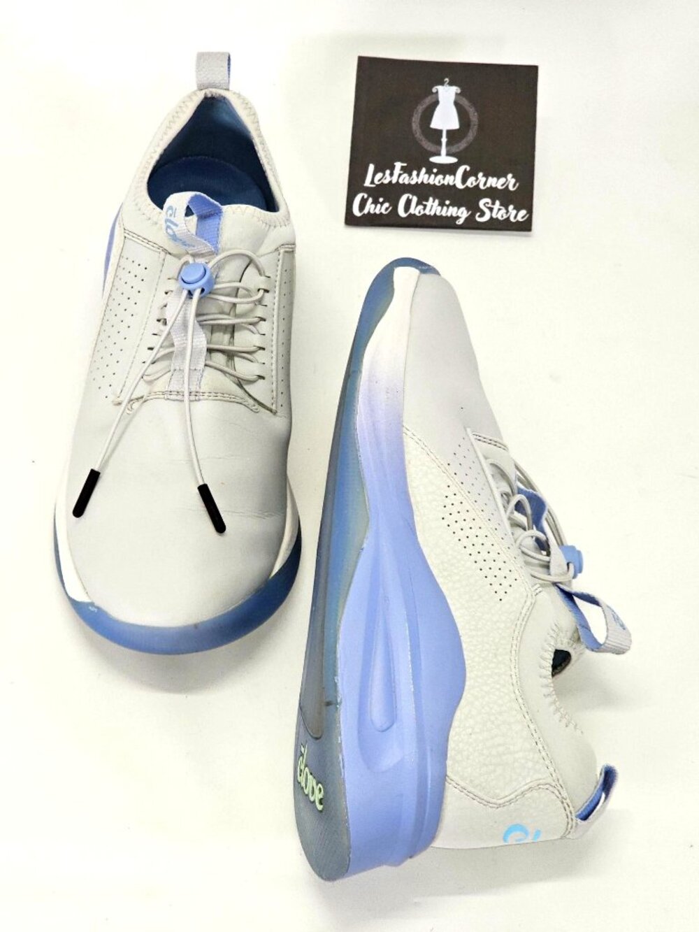 Clove Men's Blue Clarino Grey Matter Nurse Shoes Size 11.5 1805 - Picture 9 of 14